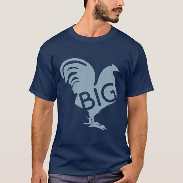Camiseta ¿Es un pollo grande? (Anverso)