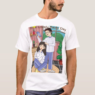 Camiseta Es un precioso día lluvioso