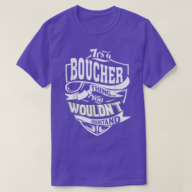 Camiseta Es un regalo de cosas de BOUCHER (Diseño del anverso)