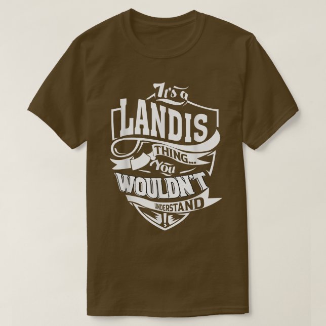 Camiseta Es un regalo de LANDIS Thing (Diseño del anverso)