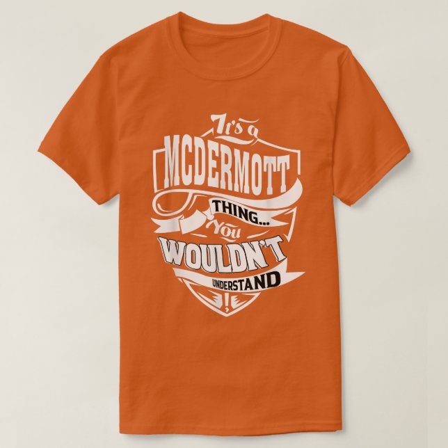 Camiseta Es un regalo MCDERMOTT (Diseño del anverso)