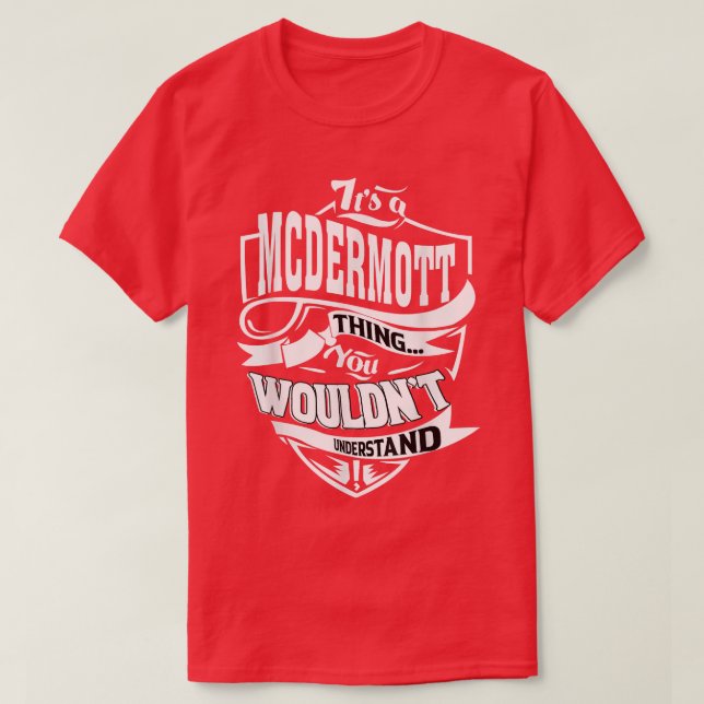 Camiseta Es un regalo MCDERMOTT  (Diseño del anverso)