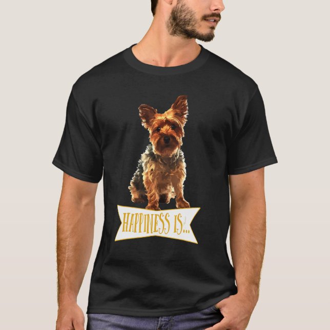 Camiseta Es un Terrier Yorkie Yorkshire (Anverso)