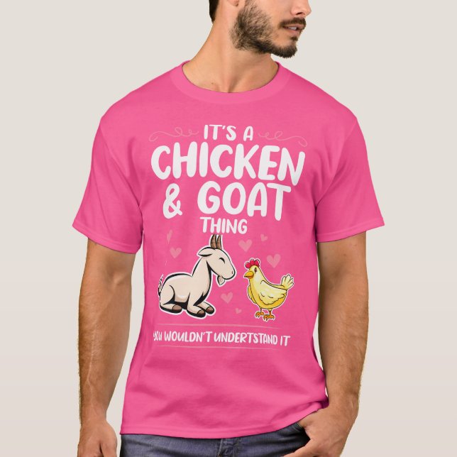 Camiseta Es Una Cabra De Pollo. (Anverso)