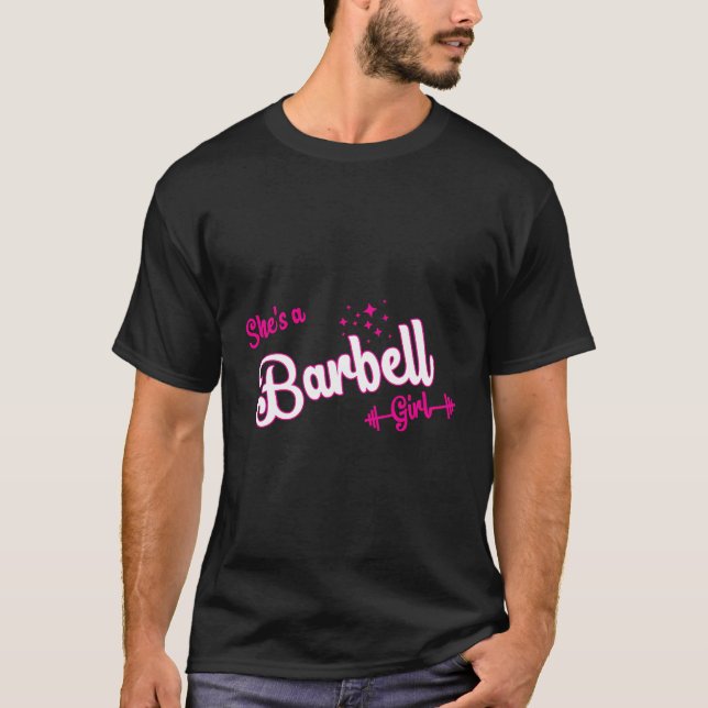 Camiseta Es Una Chica De Barbell (Anverso)