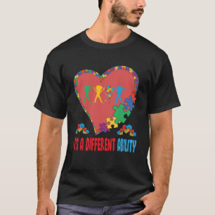 Camiseta Es una conciencia de autismo de habilidad diferent