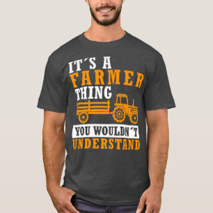 Camiseta Es Una Cosa Agrícola Diciendo Ráncher F