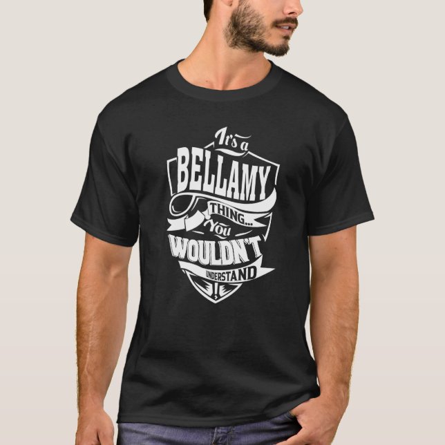 Camiseta Es una cosa BELLAMY (Anverso)