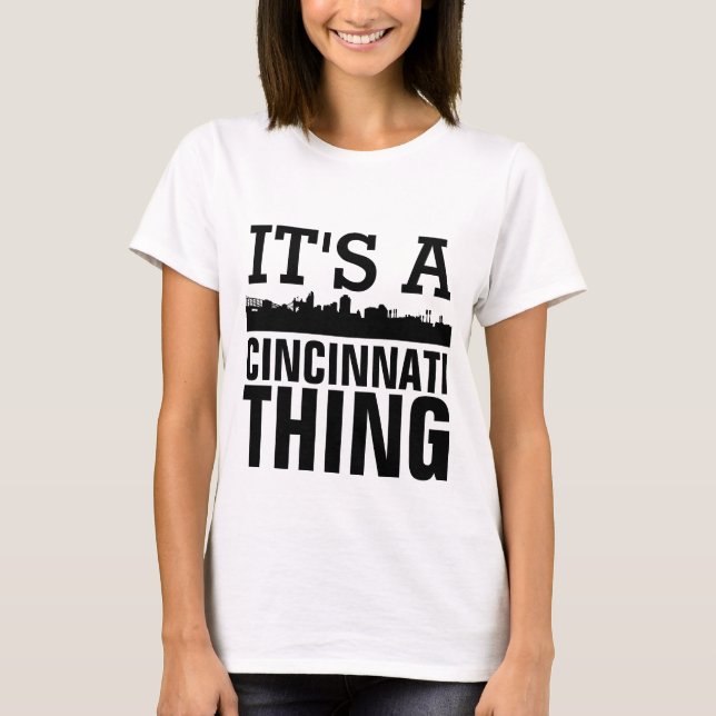 Camiseta ES UNA COSA CINCINNATI, Cineveras divertidas (Anverso)