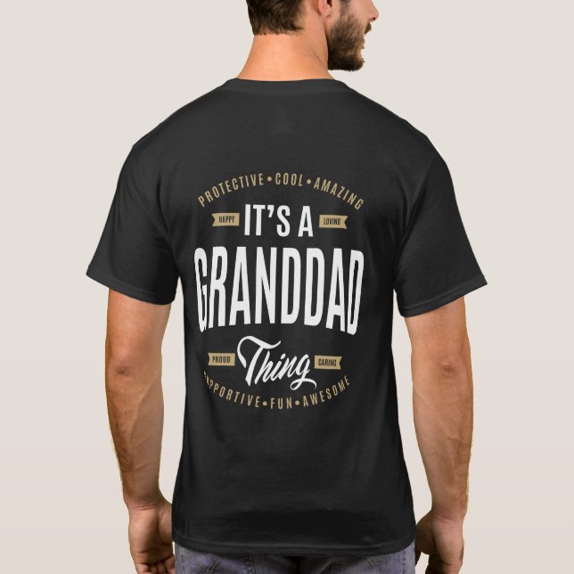 Camiseta Es una cosa de abuelo (Reverso)
