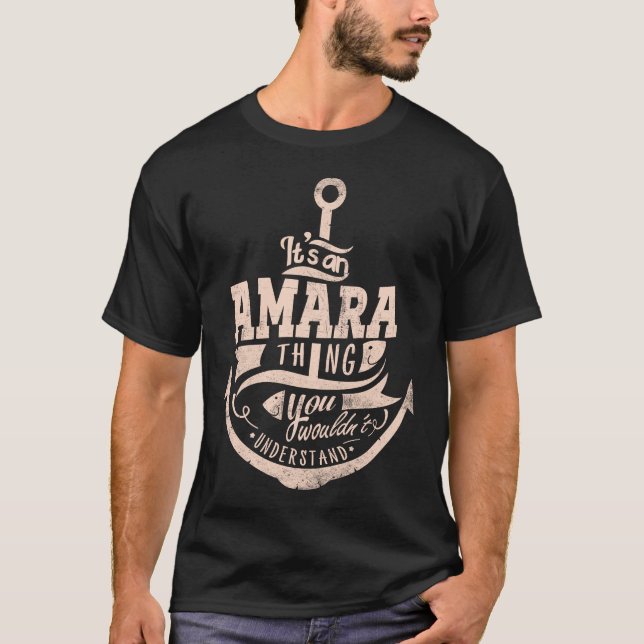 Camiseta Es una cosa de Amara, no lo entenderías (Anverso)