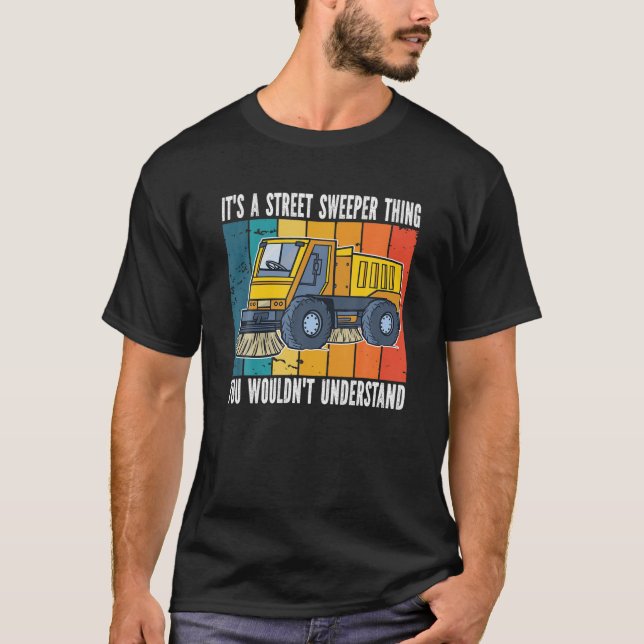 Camiseta Es Una Cosa De Barrido Callejero. Barrido callejer (Anverso)