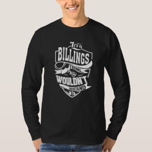 Camiseta Es una cosa de Billings