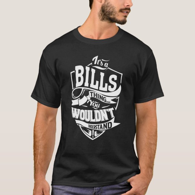 Camiseta Es una cosa de BILLS (Anverso)