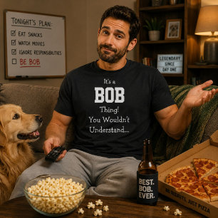 Camiseta Es Una Cosa De Bob Regalo Divertido Para El Día De
