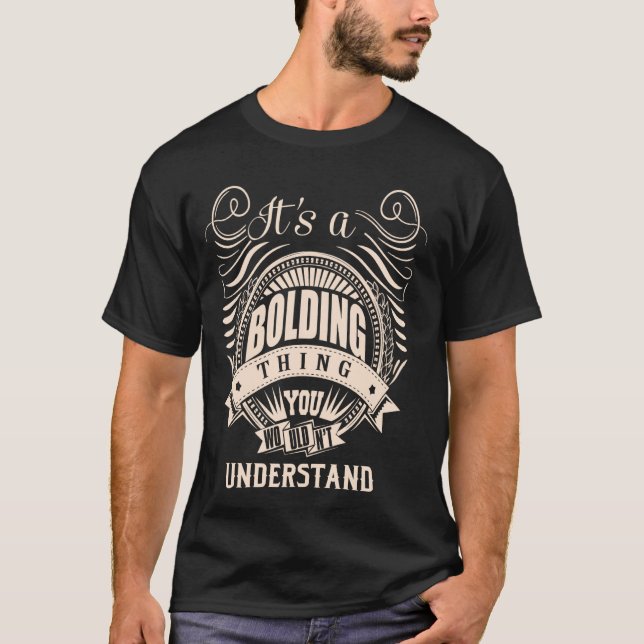 Camiseta Es una cosa de BOLDING (Anverso)