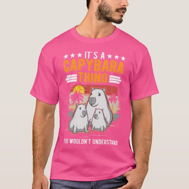 Camiseta Es Una Cosa De Capibara Que No Entiendes A Capyb. (Anverso)