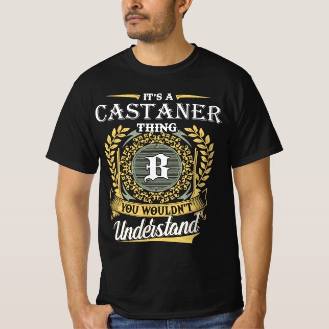 Camiseta Es una Cosa de Castaner que No Entenderías (Anverso)