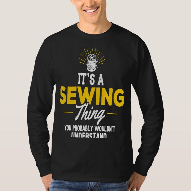 Camiseta Es una cosa de coser. (Anverso)