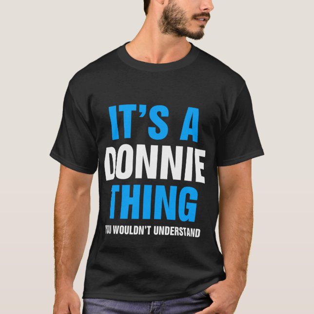 Camiseta Es una cosa de Donnie que no entenderías (Anverso)