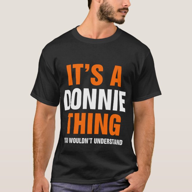 Camiseta Es una cosa de Donnie que no entenderías (Anverso)