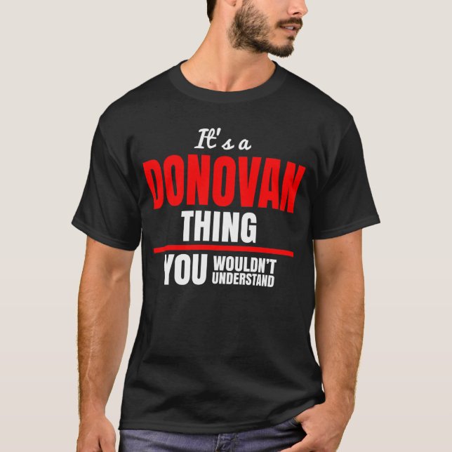 Camiseta Es una cosa de Donovan que no entenderías (Anverso)