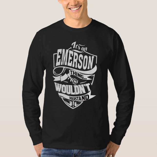 Camiseta Es una cosa de Emerson (Anverso)