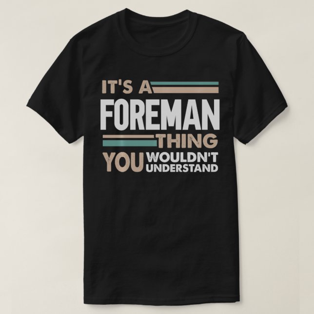 Camiseta Es una cosa de Foreman que no entenderías retro (Diseño del anverso)