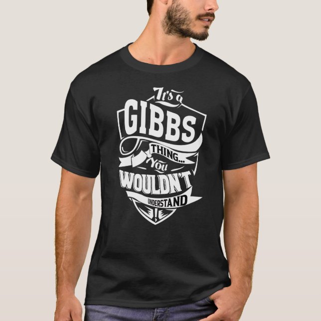Camiseta Es una cosa de Gibbs (Anverso)