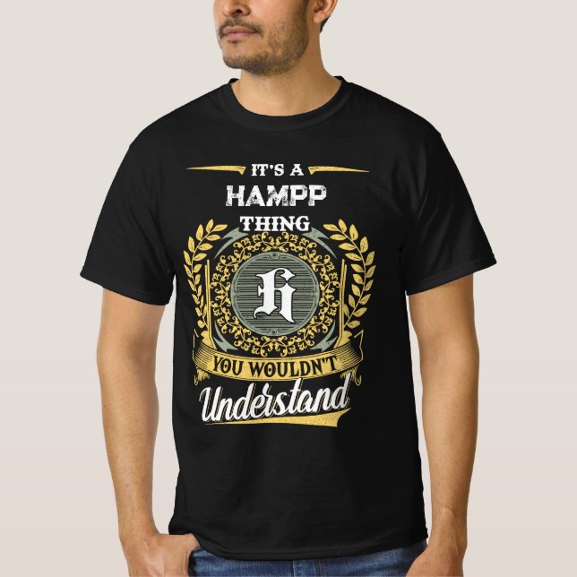 Camiseta Es una Cosa de HAMPP que No Entenderías (Anverso)
