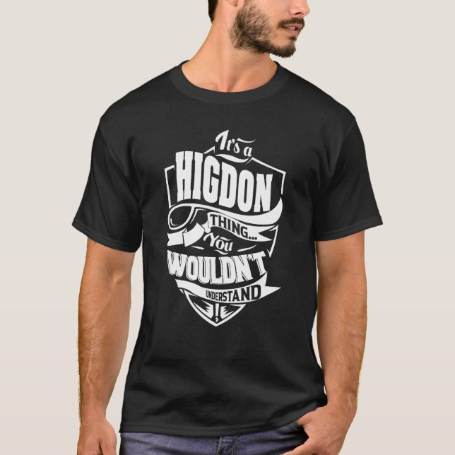 Camiseta Es una cosa de HIGDON (Anverso)