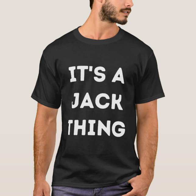 Camiseta Es Una Cosa de Jack (Anverso)
