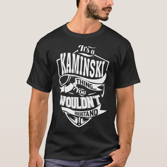 Camiseta Es una cosa de KAMINSKI (Anverso)