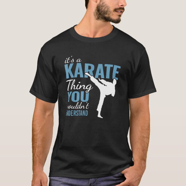 Camiseta es una cosa de karate que no se pelearía de karate (Anverso)
