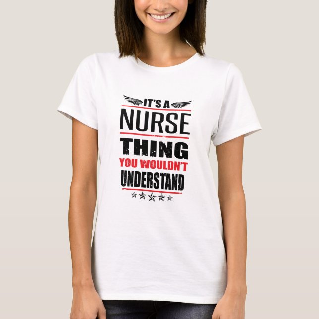 Camiseta Es una cosa de la enfermera (Anverso)