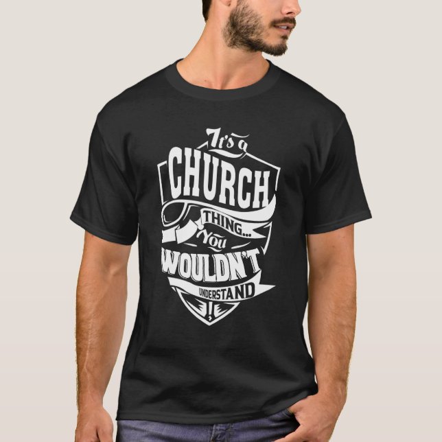 Camiseta Es Una Cosa De La Iglesia (Anverso)