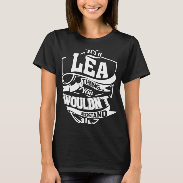 Camiseta Es una cosa de LEA (Anverso)