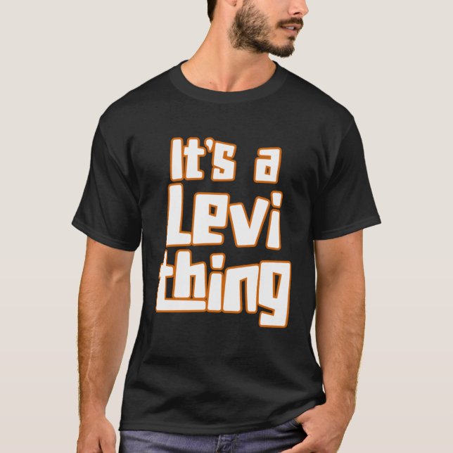 Camiseta Es una cosa de Leví (Anverso)