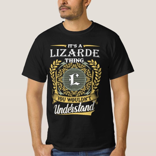 Camiseta Es una Cosa de Lizarde que No Entenderías (Anverso)
