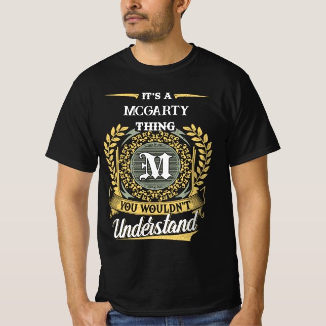 Camiseta Es una cosa de MCGARTY que no entenderías (Anverso)