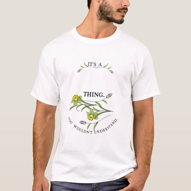 Camiseta Es una cosa de nombre personalizado (Anverso)