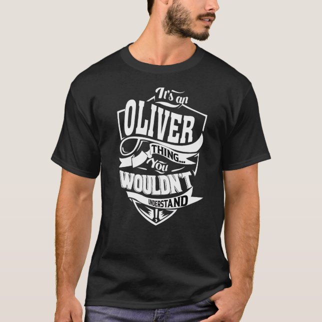 Camiseta Es una cosa de Oliver (Anverso)