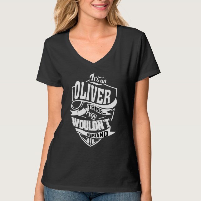 Camiseta Es una cosa de Oliver (Anverso)