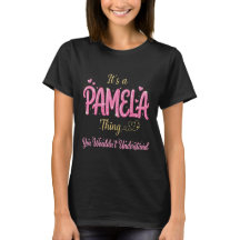 Es Una Cosa de Pamela Rosa Dorado Regalo para Muje