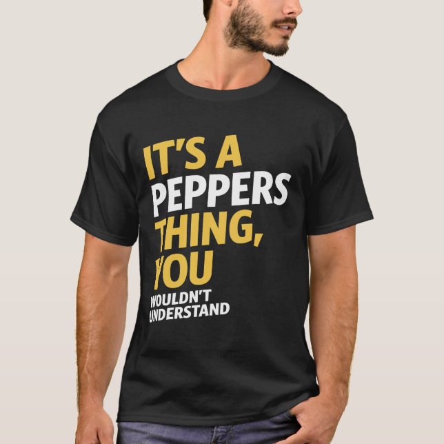 Camiseta Es una cosa de Peppers (Anverso)