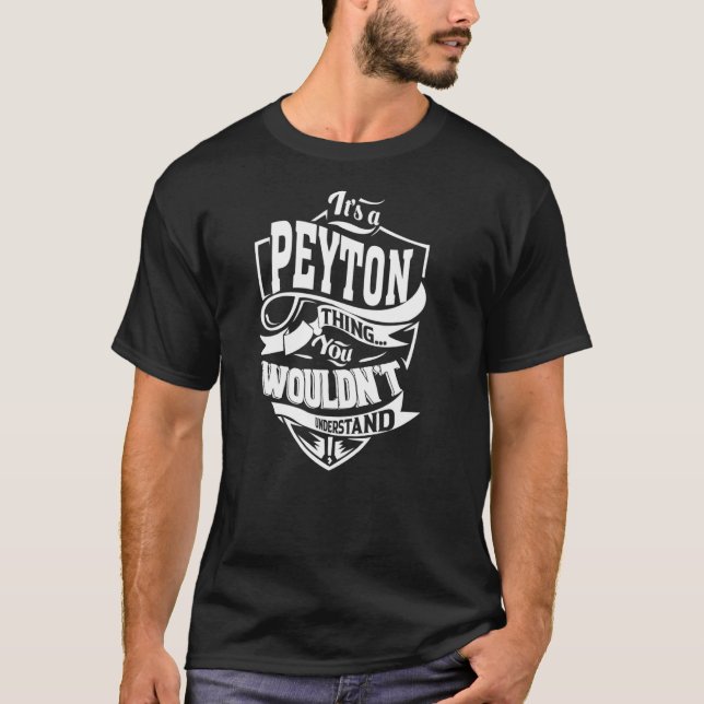 Camiseta Es una cosa de PEYTON (Anverso)