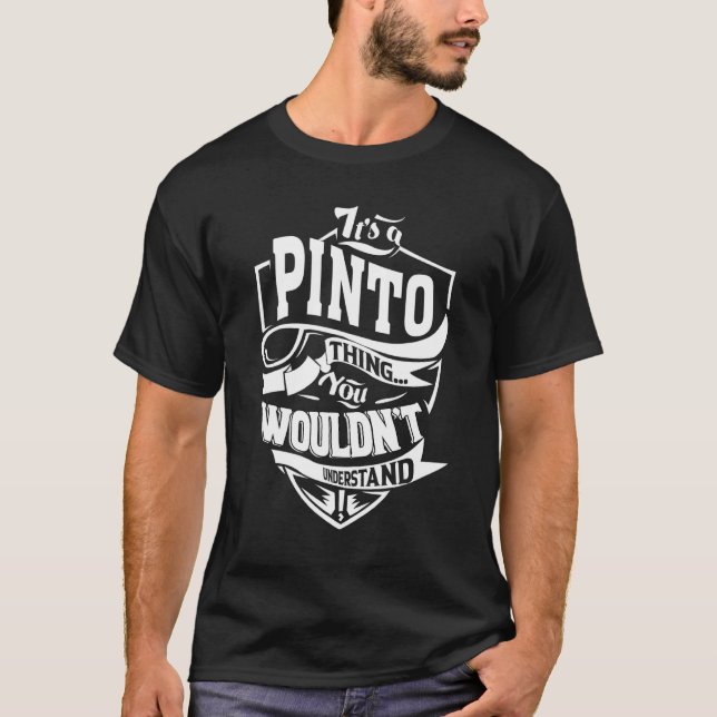 Camiseta Es una cosa de Pinto   (Anverso)