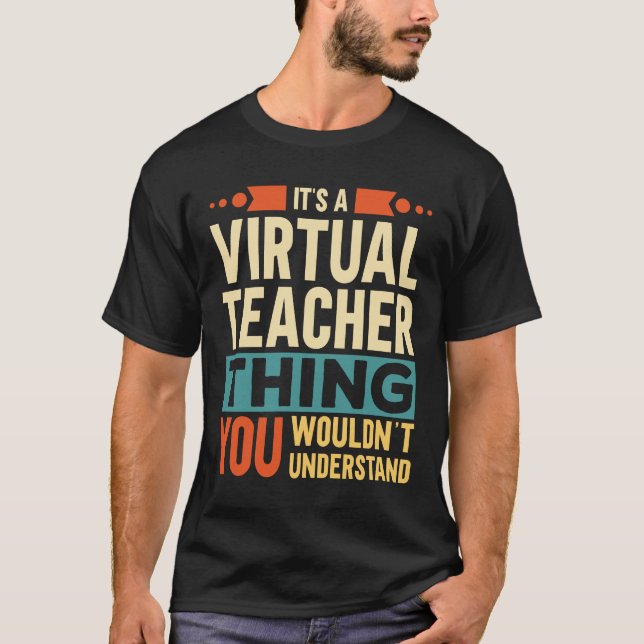 Camiseta Es una cosa de profesores virtuales (Anverso)