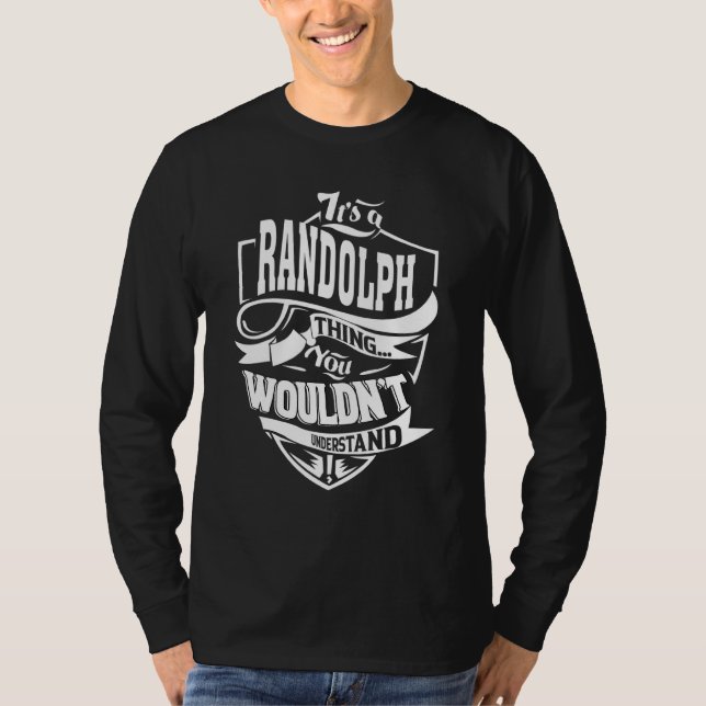 Camiseta Es una cosa de Randolph (Anverso)