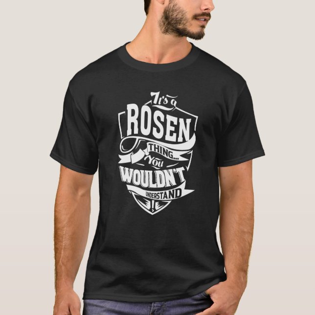 Camiseta Es una cosa de Rosen (Anverso)